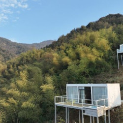 那山那水·天空院子(飞天山店) 云染丨衹此一栋「旋梯上·云间居·全景私汤望山色」1晚