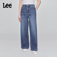 Lee 25经典中蓝色潮流百搭春夏牛仔裤