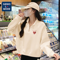 GENIOLAMODE 捷尼拉莫 女士短款卫衣 韩版显瘦小个子上衣