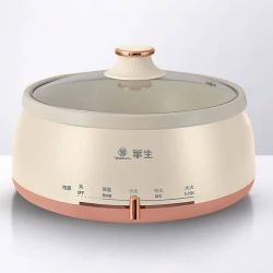 华生 电火锅分体式可拆洗家用大容量 4L