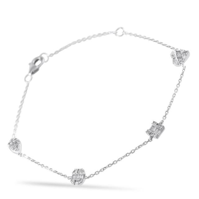 LB 14K White Gold 0.40ct 白金