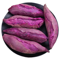 京鲜生 2026湖北紫罗兰紫薯 净重5斤单果约100g+ 新鲜蔬菜 源头直发