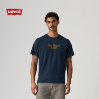 Levi's 男士美式复古休闲针织印花短袖T恤