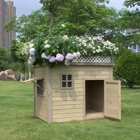 移动端：耳朵先生 室外实木狗屋狗窝室内大中小型犬户外小型中型大型庭院通用防雨