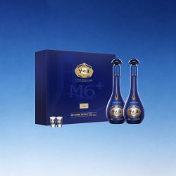 洋河 梦之蓝M6+ 45度 绵柔浓香型白酒礼盒装