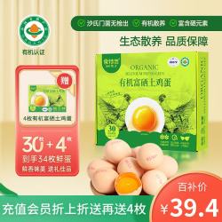 食特吉 营养2.6斤送礼 食特吉A有机鸡蛋34枚