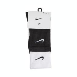 NIKE Everyday Plus Cushioned 中性运动袜 DD2795-011 黑色/白色 M