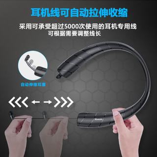 音旺思 挂脖式蓝牙音箱 柏林之声低音炮 黑色