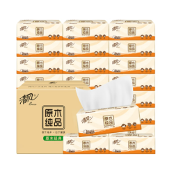清风 72包 3层 300张*24包抽纸 家庭囤货装