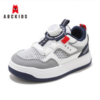 ABCKIDS 儿童镂空休闲运动鞋 白蓝灰
