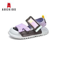 ABCKIDS 儿童夏季新款防撞凉鞋沙滩鞋 紫色