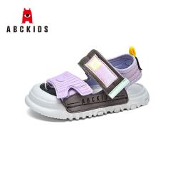 ABCKIDS 儿童夏季新款防撞凉鞋沙滩鞋 紫色