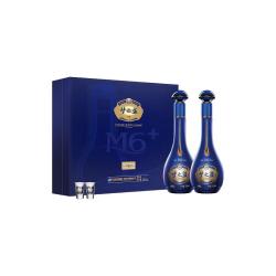 洋河 梦之蓝M6+45度礼盒绵柔浓香白酒自营