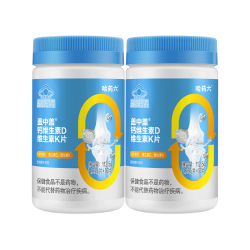 盖中盖 柠檬酸钙维生素D3K2CPP 180片 钙片