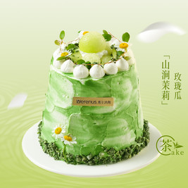 维尔纳斯·生日蛋糕·动物奶油冰淇淋蛋糕 6英寸加高款️冷萃茉莉花奶油蛋糕｜配送到家