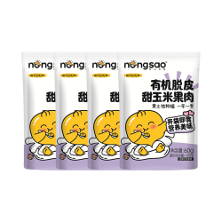 东北农嫂 即食脱皮玉米果肉60g*4袋