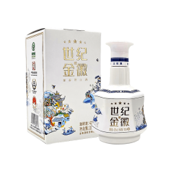 金徽 世纪金徽小五星 42度 浓香型 100mL 光瓶白酒