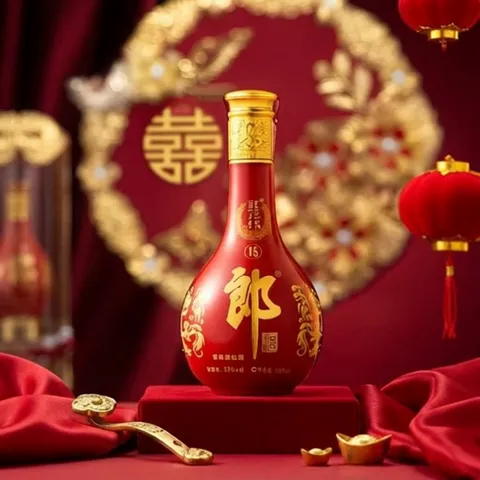 淘金币286.73、今日必买:郎酒 红花郎15酱香型白酒53度500ml*1瓶