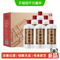 小糊涂仙 小糊涂神 52度 浓香型白酒 600ml*6瓶整箱
