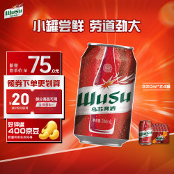 乌苏啤酒 红乌苏啤酒 330ml*24听