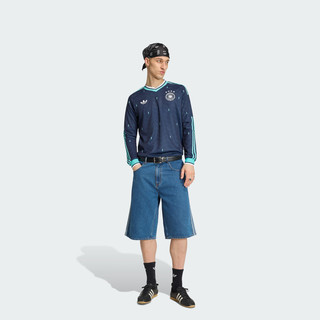 adidas 德国国家队世界杯客场球迷版速干足球长袖球衣男装
