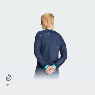 adidas 德国国家队世界杯客场球迷版速干足球长袖球衣男装