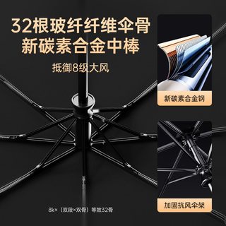 天玮伞业 双龙骨加固 自动晴雨伞