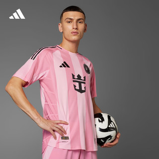 adidas 迈阿密国际球员版主场足球短袖球衣 简单粉 3XL