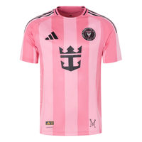adidas 迈阿密国际球员版主场足球短袖球衣 简单粉 3XL