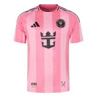 adidas 迈阿密国际球员版主场足球短袖球衣 简单粉 3XL