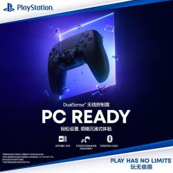 PlayStation PS5无线游戏手柄 DualSense 午夜版 USB版 PC READY
