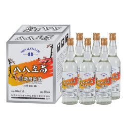 八八至尚 台湾风味高粱酒 53%vol 浓香型白酒 500ml*6瓶