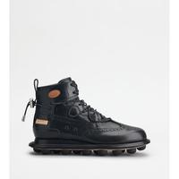 TOD'S Ankle Boots in Leather 鹅卵石底，日本风