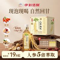 伊刻活泉 人参水饮料 455ml*6瓶