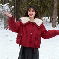 移动端：优构良品 YOUKOU 优构良品 女士派克服 2F2593