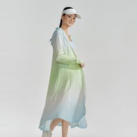 波司登 夏季遮阳防紫外线UPF100+冰丝凉感透气长款原纱防晒衣女