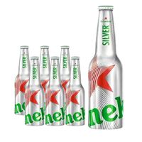 百亿补贴：喜力 啤酒 星银铝罐 330ml*6罐 全麦酿造