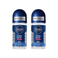 妮维雅 止汗石走珠露男士走珠露50ml*2