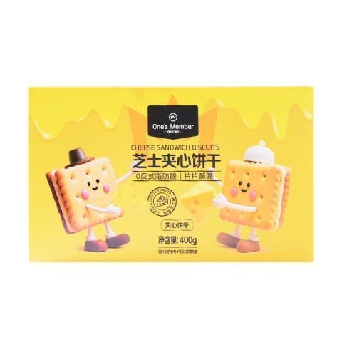 1号会员店 芝士夹心饼干 400g山姆同款