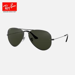 Ray-Ban 飞行员系列 RB3025 W0879 太阳镜 58mm 枪色绿片