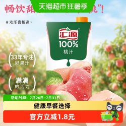 汇源 100%桃汁 1L