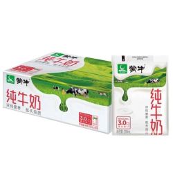 蒙牛 纯牛奶200mL*16袋百利包营养健康早餐奶