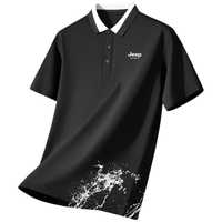 JEEP SPIRIT 男士运动T恤 黑色 3XL