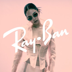 Ray-Ban 0RB3774D 椭圆形金属窄框太阳镜 男女同款