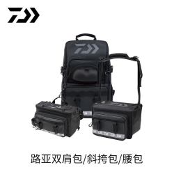 达亿瓦 23 路亚渔具包 多功能收纳双肩包斜挎包钓鱼腰包