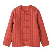 MUJI 無印良品 木棉混盘扣新中式棉服 BD12HA6S