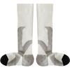 橙绒 抗菌压缩 女式运动长筒袜