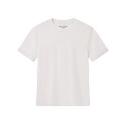 Marc O'Polo 短袖T恤男夏季简约圆领棕色休闲上衣 米白152 S