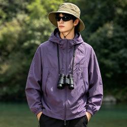 马克华菲 山系户外皮肤衣多巴胺透气外套男式阻热轻薄外套男春夏薄款