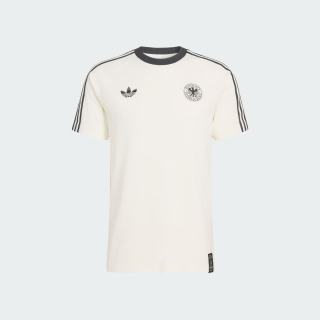 adidas 德国队复古足球休闲文化T恤